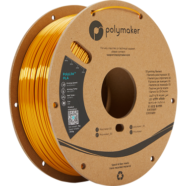 Polymaker PolyLite PLA Silk - Gold - 1.75mm - 1kg